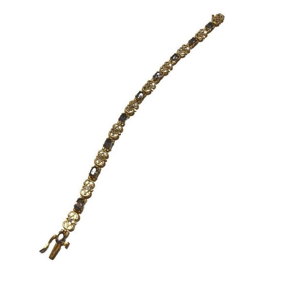 QVC 925 CI Gold Plated Sterling Silver Bracelet - Picture 3 of 11